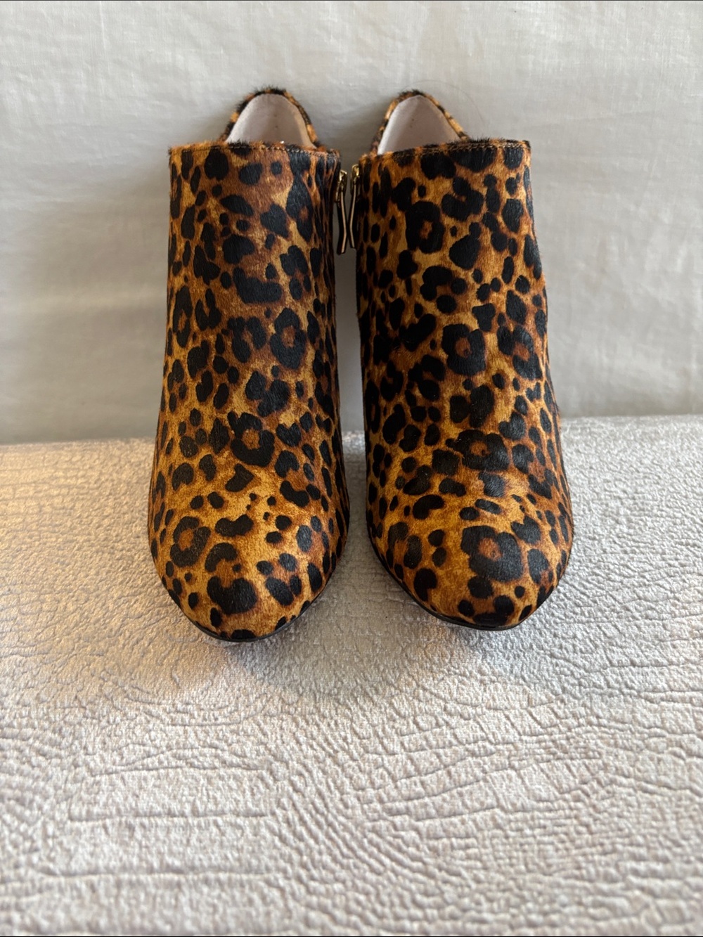 Vince Camuto Leopard Print Women’s Ankle Booties - Brown/Black